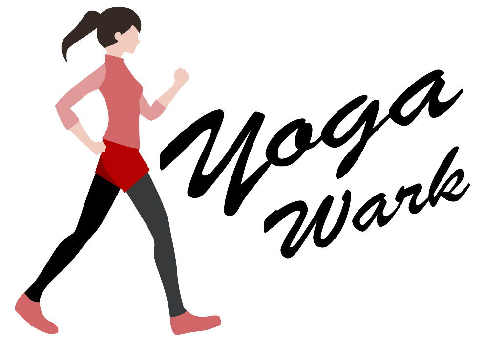 ヨガウォークの歩くイラスト